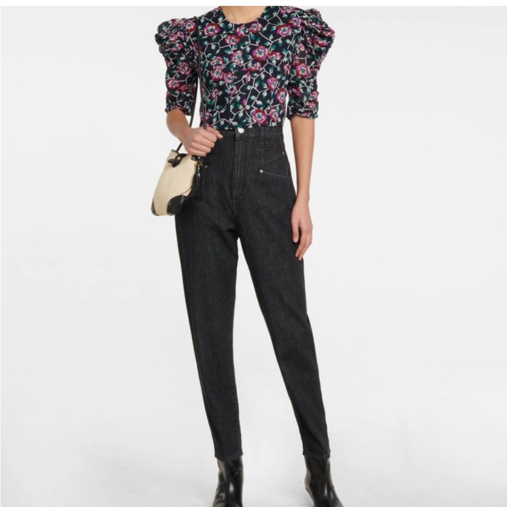Isabel Marant Floral Puff Sleeve Blouse